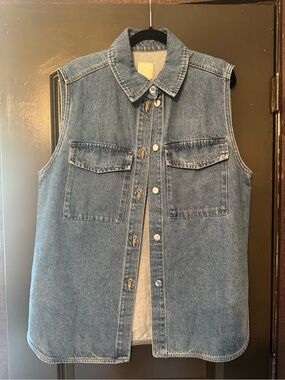 Classic Blue Denim Vest / Tunic